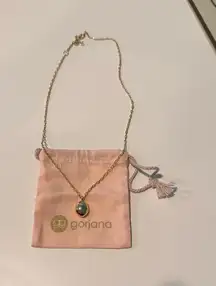 Gorjana gold pendant necklace 