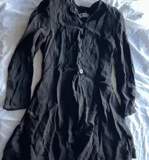 Vintage Giorgio Armani Long Sleeve Dress Button Top Women’s Sz M