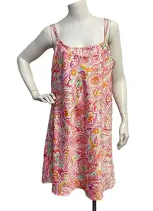 Lauren Ralph Lauren Women's L Sleepwear Double Strap Dress Floral Paisley Slip