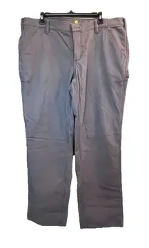 Carhartt Women's Original Fit Fleece Lined - Carpenter Pant Size 18 REG‎ Gray