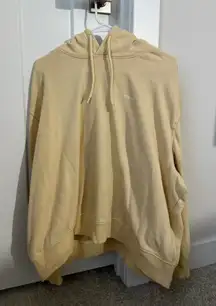 Original pastel yellow hoodie