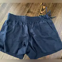 Navy Flowy J-Crew Shorts