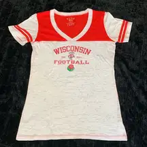 Women’s Blue 84 Wisconsin Badger 2012 Rose Bowl Commemorative T-Shirt Size Large