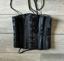 Black waist corset