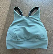 light green wunder train longline bra