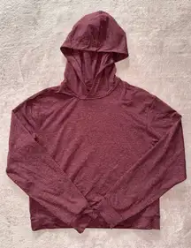 Lululemon Sweater Womens Red Lead The Pack Hoodie Rulu Fabric Run size‎ 4