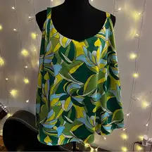 Green Psychedelic Top