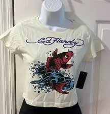 NWT Ed Hardy Crop top size M