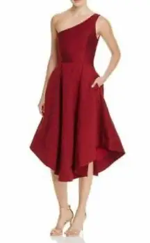 C/MEO Collective NWT maroon one shoulder dress- medium