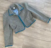 Vintage 90s/Y2K Boucle Knit Short Jacket 40