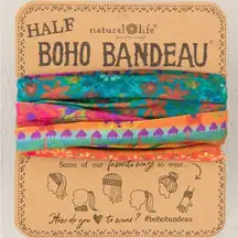 Natural Life Half Boho Bandeau Headband - -#397