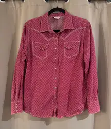 Ariat Pink Western Button-Up Shirt
