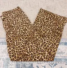American eagle leopard print jeans 