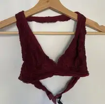 Urban Outfitters Out from Under lacy pink halter top women's size s bra bralette