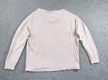 Barefoot Dreams CozyChic Ultra Lite Knit Sweater Women Small Oversized Sparkle