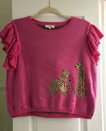 Entro Pink Shirt With Leopards