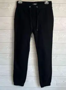 Rewash black joggers with patch  pockets Size XS