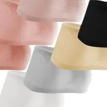 NWT ~ Set/ 7 Strapless Stretchy Bandeau Non Padded Bralette Bras ~ Tube Tops ~ M