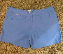 Columbia PFG Outdoor Shorts: Blue