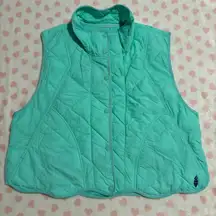 Quinn quilted puffer vest size large