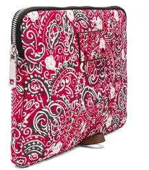 Marc Jacobs  Paisley 13" Computer Case in Chili Pepper Multi Red NEW