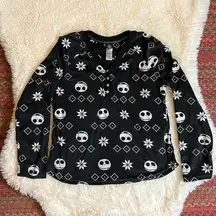 NWOT NIGHTMARE BEFORE CHRISTMAS DISNEY FLEECE PAJAMA TOP