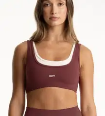 Set Active Airluxe Breathe Parke Layer Scoop Bra