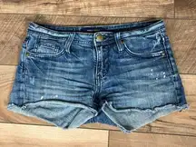 Vigoss Studio Cut Off Stretch Denim Jean Shorts Size 26