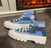 Womens Converse Chuck Taylor All Star Hi Lugged Sneaker Denim Patchwork