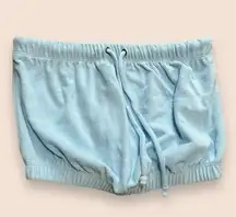 NWOT Set Active light blue terry cloth tube top!