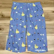 Munki Munki Beauty and the Beast Pajama Pants Capris Women’s Medium
