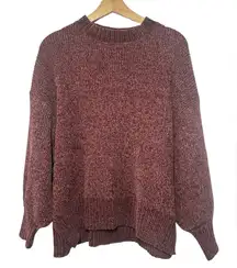 Altar’d State Slouchy Pink Knit Sweater