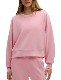 NEW Lululemon Softstreme Perfectly Oversized Cropped Crew Pink Tide