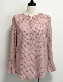 EUC 14th & Union Pink Polka Dot Circular Flounce