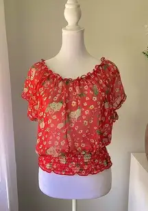 Bongo Boho Peasant Top