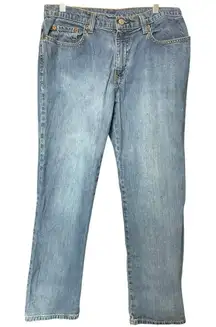 Ralph Lauren Saturday Jean Straight‎ Leg Classic Fit Denim Mid Rise Size 8x29