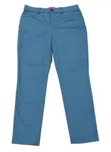Lilly Pulitzer Women's Blue Chino Ankle Pants Size 10 Stretch Teacher Preppy