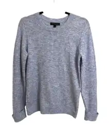 Banana Republic Sweater Womens Medium Blue Aire Cuff Crew Neck Pullover NWT
