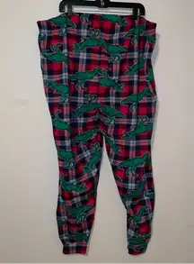 The Place Plaid and Dinosaur Sleep Pants Size Adult XXXL