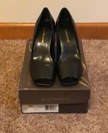 Enzo Angiolini open toe heels