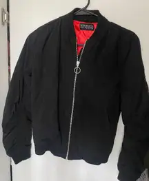 Black Bomber Jacket