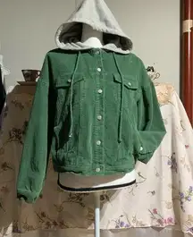 Pol Green Corduroy Jacket