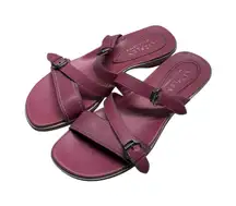 Liz Claiborne Y2K Pink Strappy Buckle Sandals
