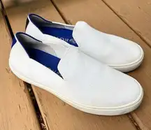 Rothys White Knit Slip On Sneakers 6.5