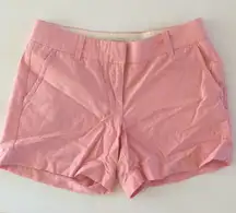 J. Crew Factory Barbie Pink Cotton Chambray Shorts‎