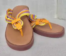 See by Chloe Sansa Braided Platform Sandal Size 38EU, 8US