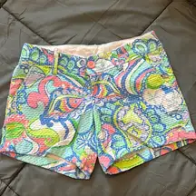 Lilly Pulitzer Callahan Short Conch Republic Size 0