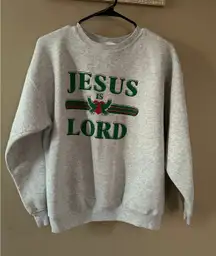 Jesus is Lord Vintage Pullover Crewneck Sweatshirt