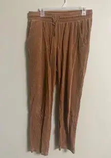Ugg Size Medium Averey Cotton Drawstring Corduroy Tapered Lounge Pants Comfy