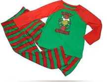 Dr Seuss Grinch Merry Grinchmas Long Sleeve Top Christmas Size L